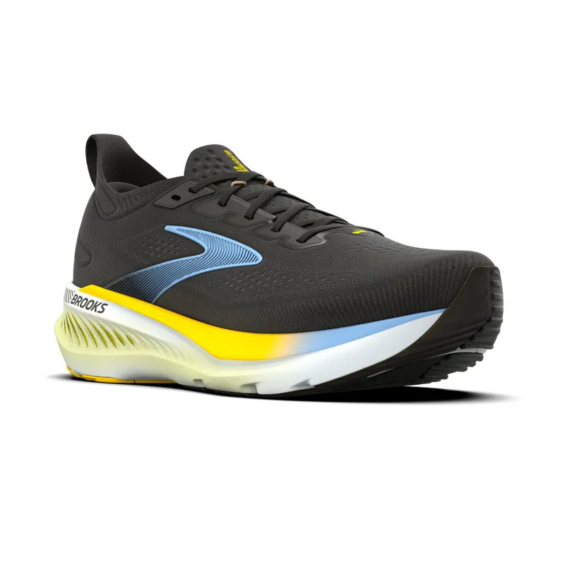 Brooks Glycerin GTS 23 Men's Running Shoes - Black Cyber Yellow Nightlife-1