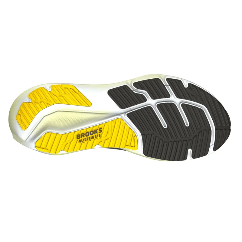 Brooks Glycerin GTS 23 Men's Running Shoes - Black Cyber Yellow Nightlife-3