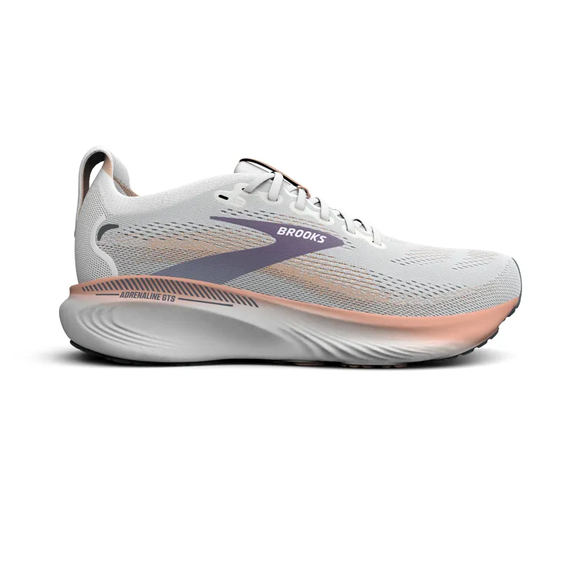 Brooks Adrenaline GTS 25 Women's Running Shoes - Oyster Mushroom Peach Grape
