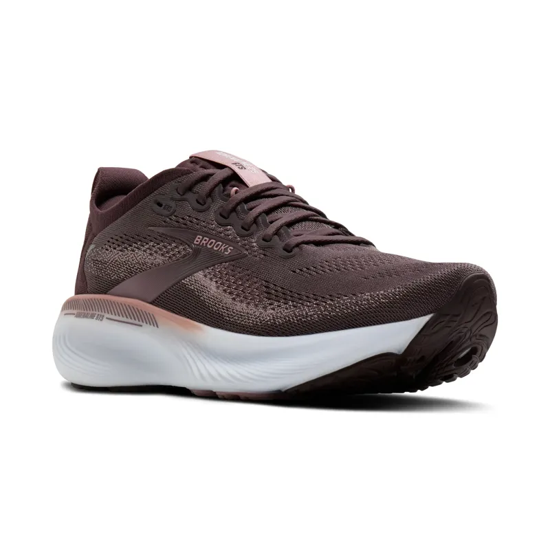 Brooks Adrenaline GTS 25 Women's Running Shoes - Raisin Woodrose White-1