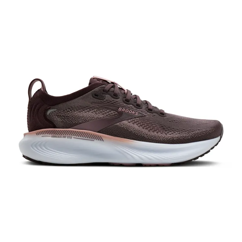 Brooks Adrenaline GTS 25 Women's Running Shoes - Raisin Woodrose White