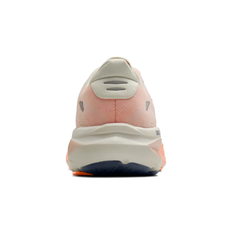 Brooks Ghost 18 WIDE Women's Running Shoes - Star White Cyber Peach Grey-4