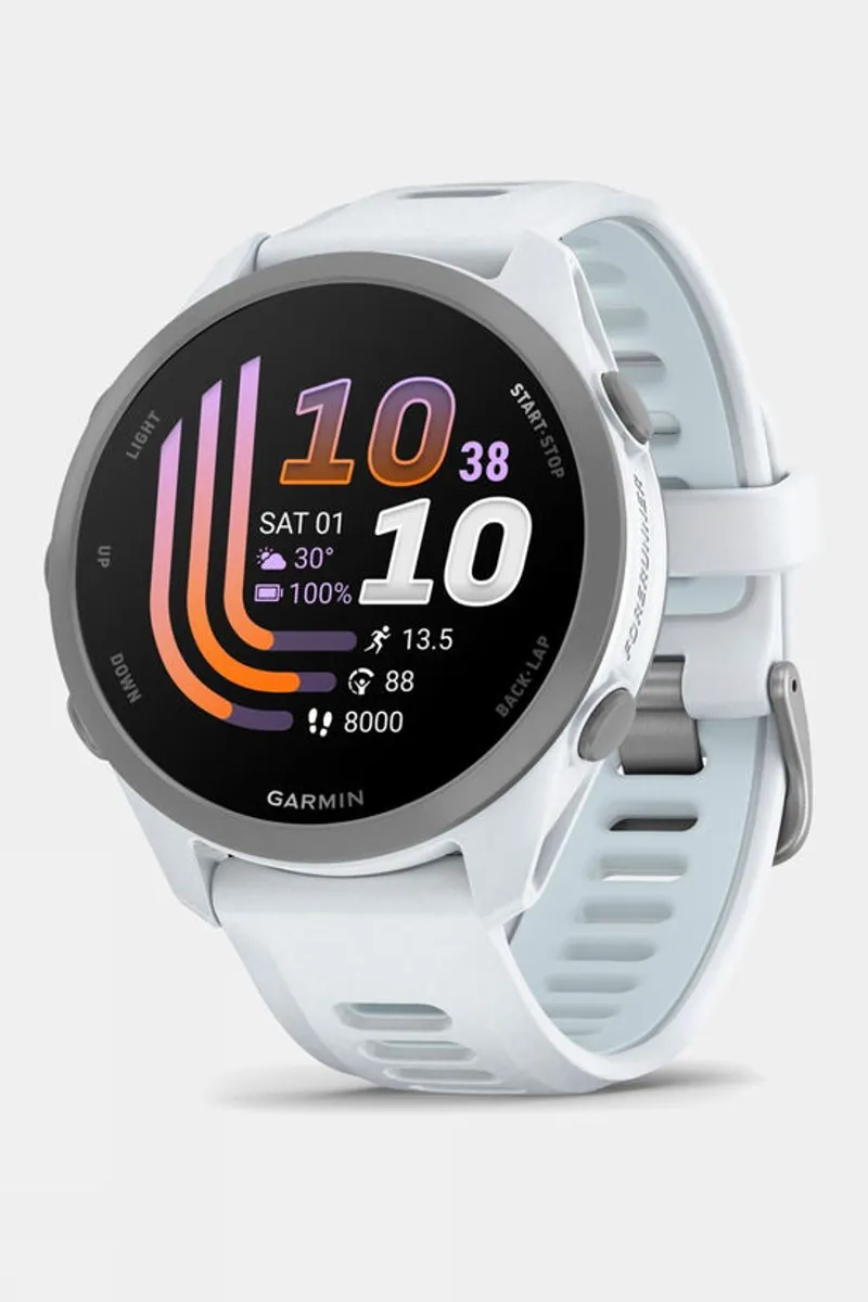 Garmin Forerunner 170 GPS Running Watch - Whitestone Cloud Blue 43MM 