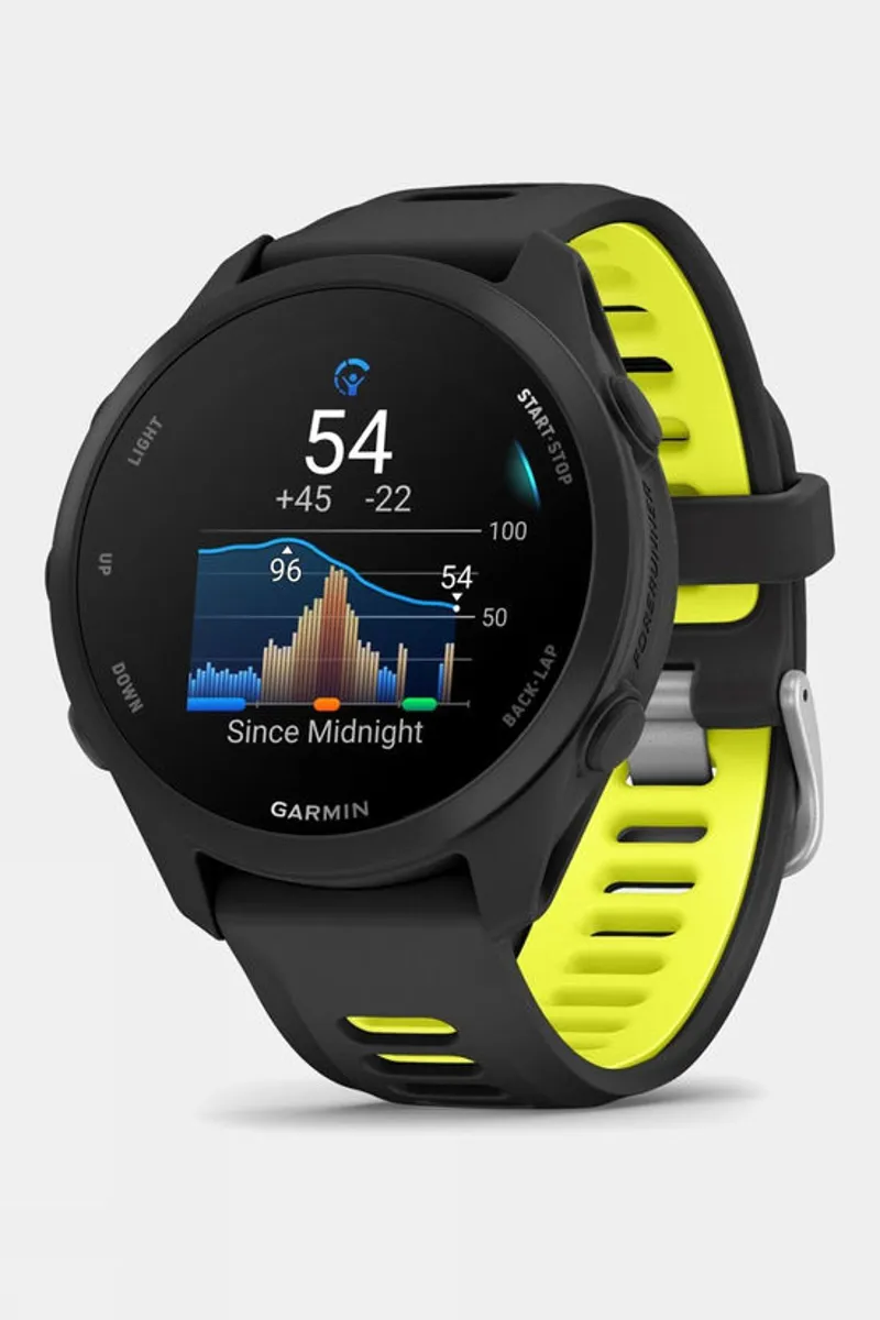 Garmin Forerunner 170 GPS Running Watch - Black/Amp Yellow 43MM