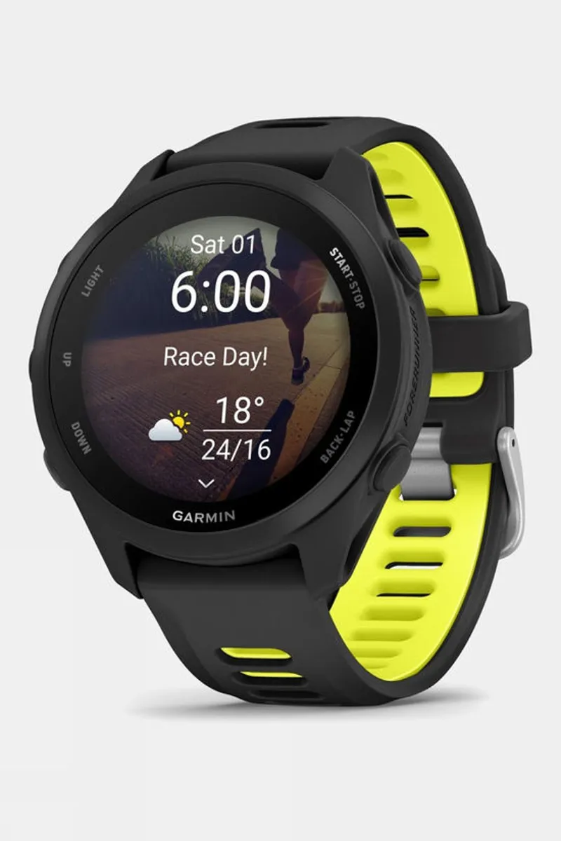Garmin Forerunner 170 GPS Running Watch - Black/Amp Yellow 43MM-1