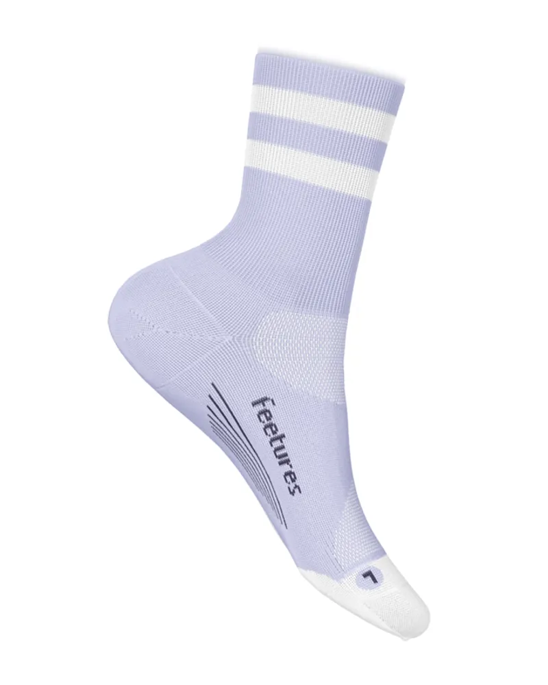 Elite Light Cushion Mini Crew Lilac High Top Stripe