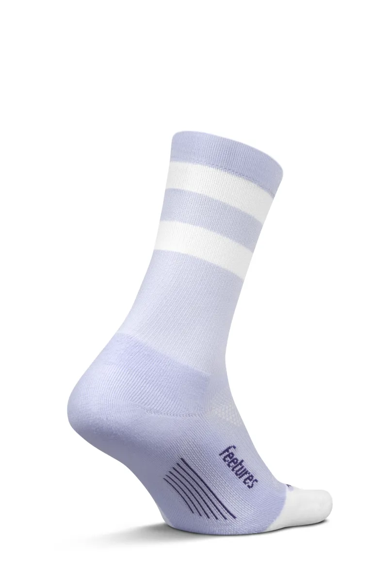 Elite Light Cushion Mini Crew Lilac High Top Stripe-2