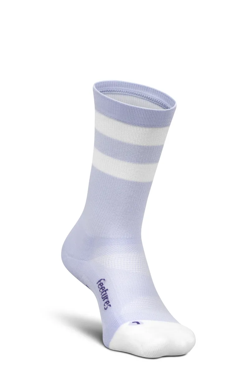 Elite Light Cushion Mini Crew Lilac High Top Stripe-4