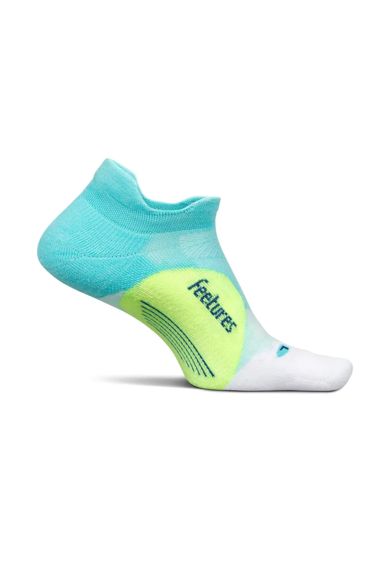 Elite Light Cushion No Show Tab Aqua Surf