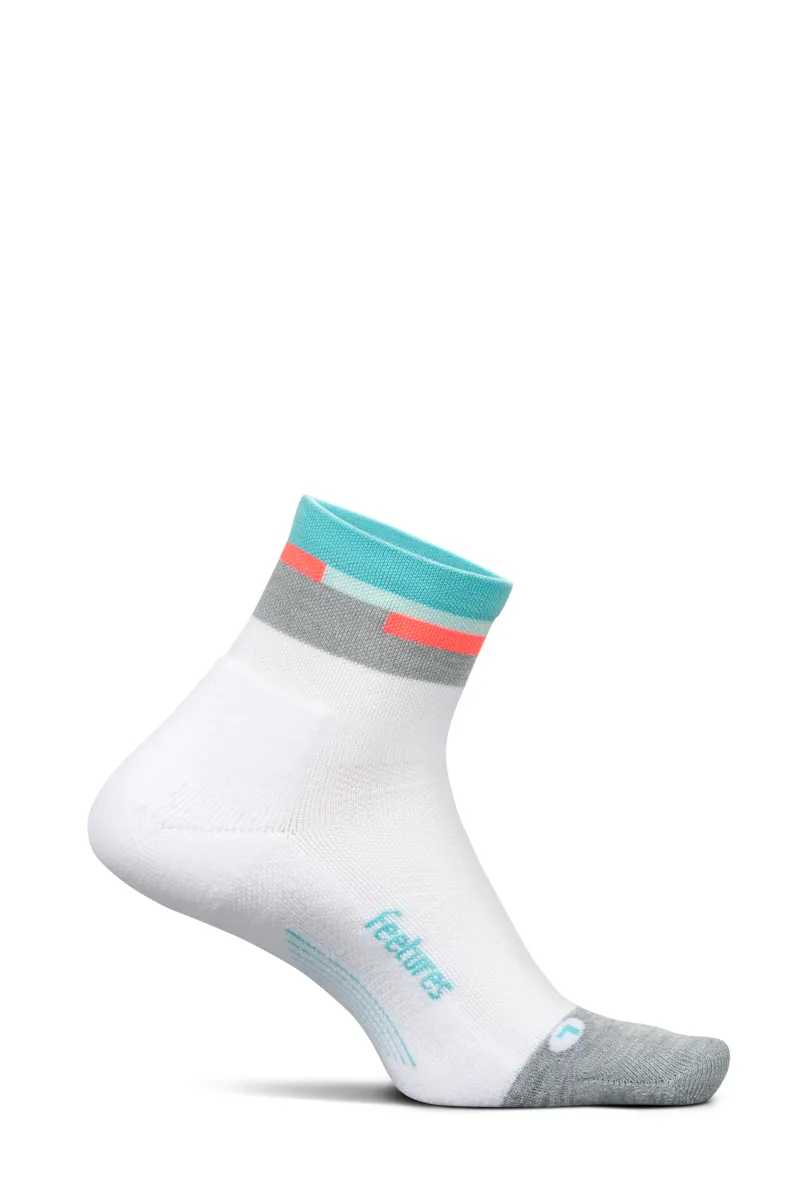 Elite Light Cushion Quarter Aquatic White