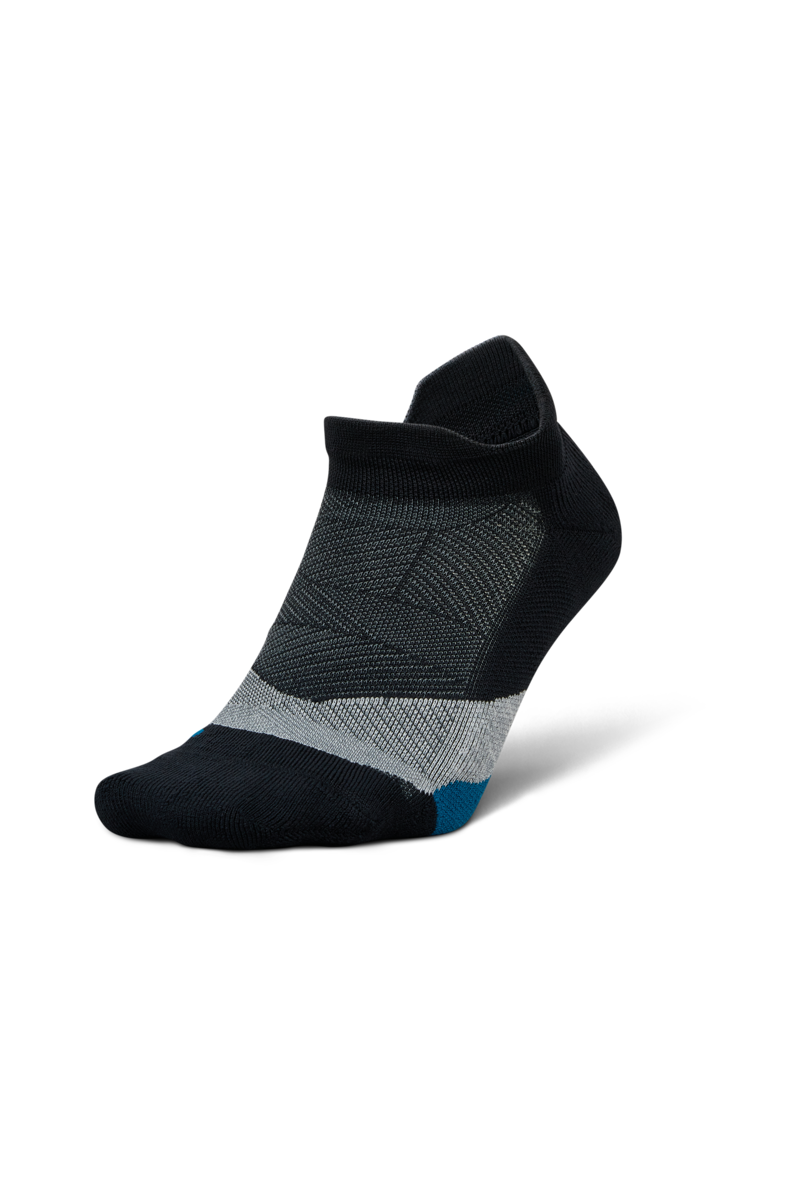 Elite Light Cushion No Show Tab Black Sea-3