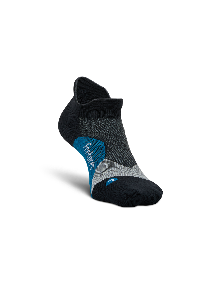 Elite Light Cushion No Show Tab Black Sea-2