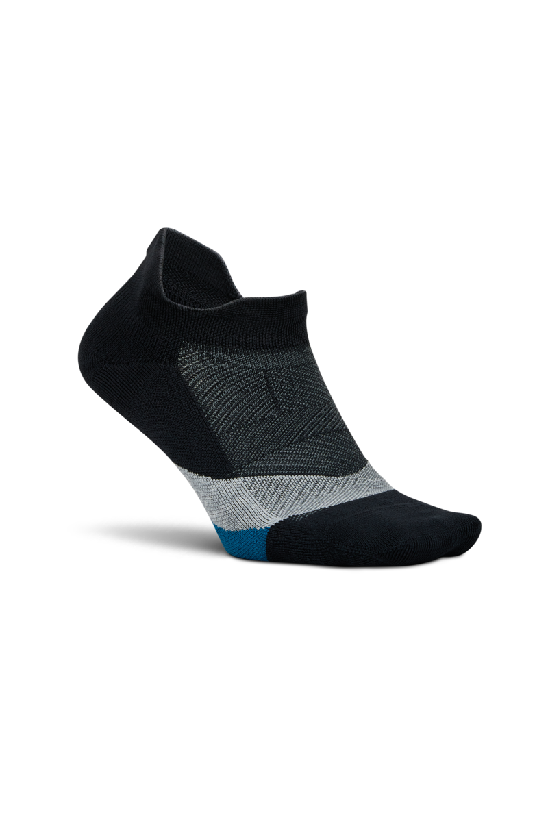 Elite Light Cushion No Show Tab Black Sea-1