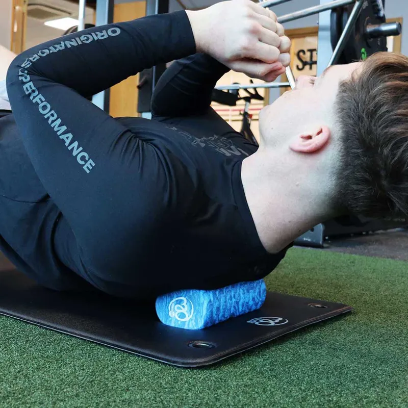 Foam Roller 20cm Blue-3