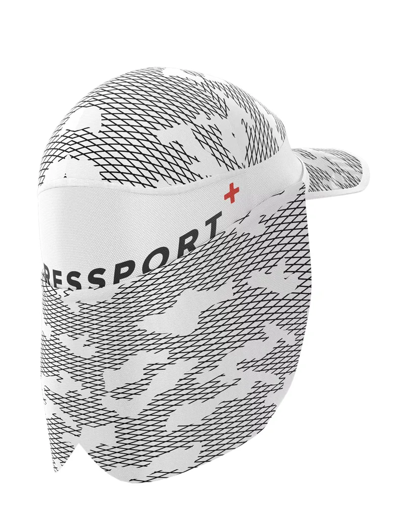 Compressport Ice Cap Sun Shade Unisex - White -1