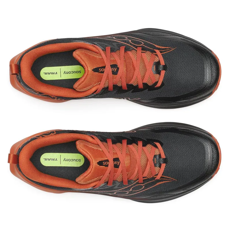 Saucony Peregrine 16 Men's Trail Running Shoes - Black Rust-4