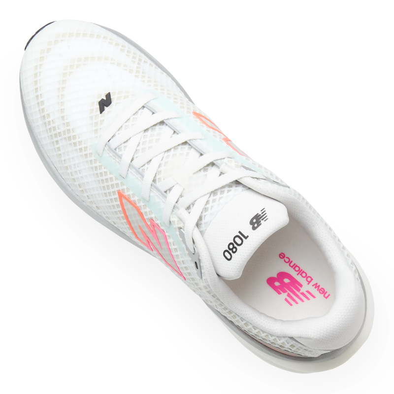 New Balance 1080V15 Breathe Men's Running Shoes - White-12
