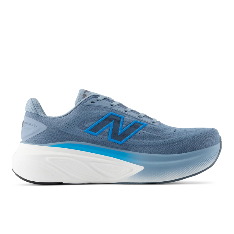 New Balance Fresh Foam X More V6 WIDE 2E Men's Running Shoes - Zinc Blue With Altitude-1