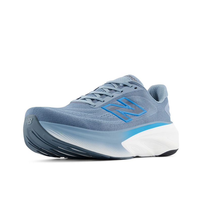 New Balance Fresh Foam X More V6 WIDE 2E Men's Running Shoes - Zinc Blue With Altitude-5