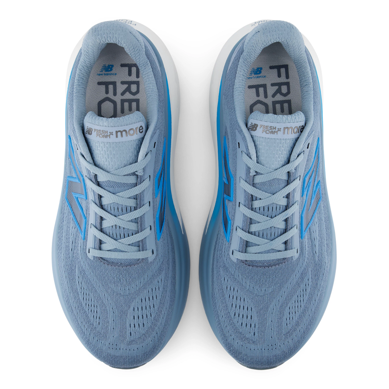 New Balance Fresh Foam X More V6 WIDE 2E Men's Running Shoes - Zinc Blue With Altitude-8