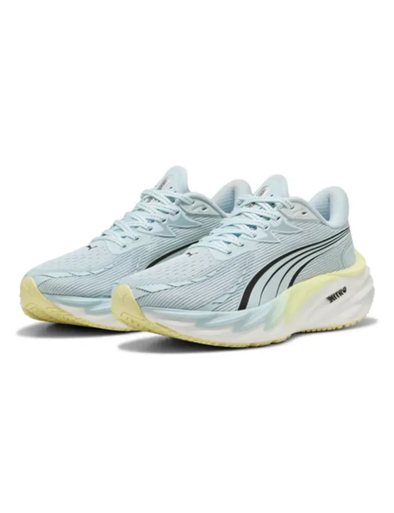 Puma Velocity NITRO 4 Women's Neutral Running Shoes - Sea Glass-Gold Moon-1