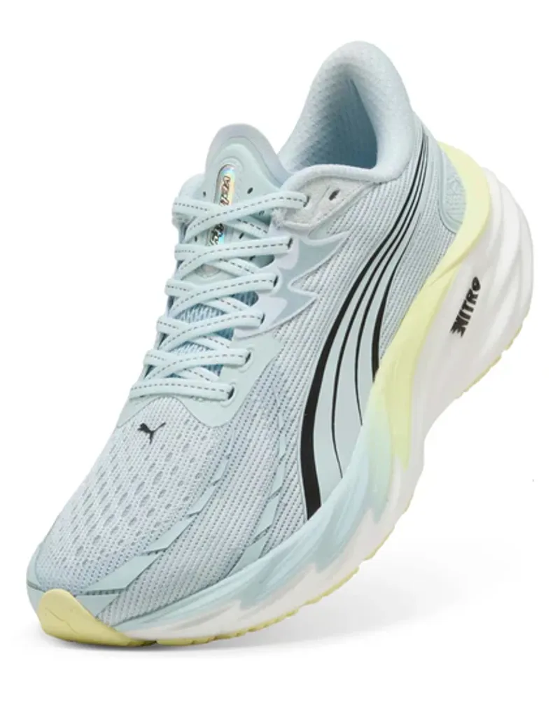 Puma Velocity NITRO 4 Women's Neutral Running Shoes - Sea Glass-Gold Moon-4