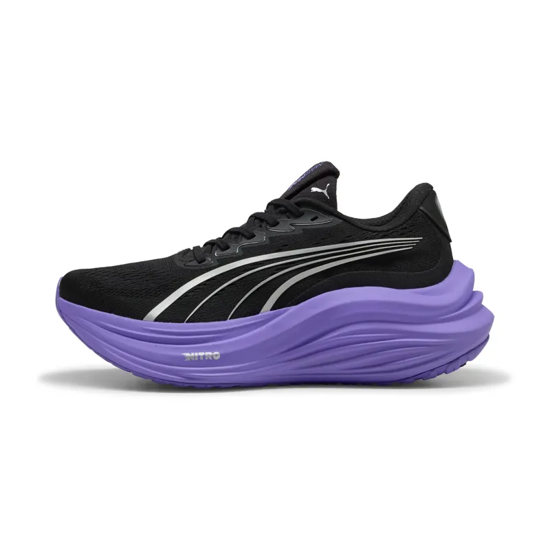 Puma MagMax NITRO Women's Running Shoes - Black-Dark Amethyst-2
