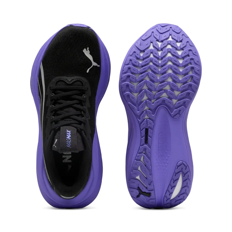 Puma MagMax NITRO Women's Running Shoes - Black-Dark Amethyst-5