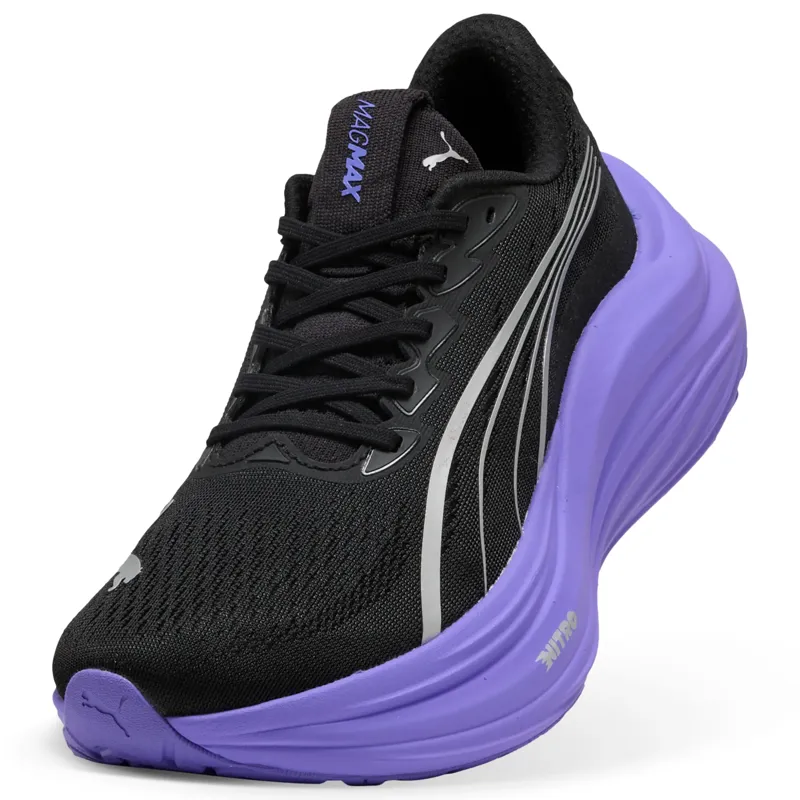 Puma MagMax NITRO Women's Running Shoes - Black-Dark Amethyst-3