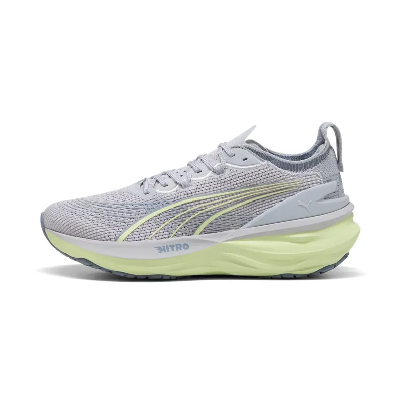 Puma ForeverRun NITRO 2 Men's Running Shoes - Vibrant Silver-Apple Spritz-3