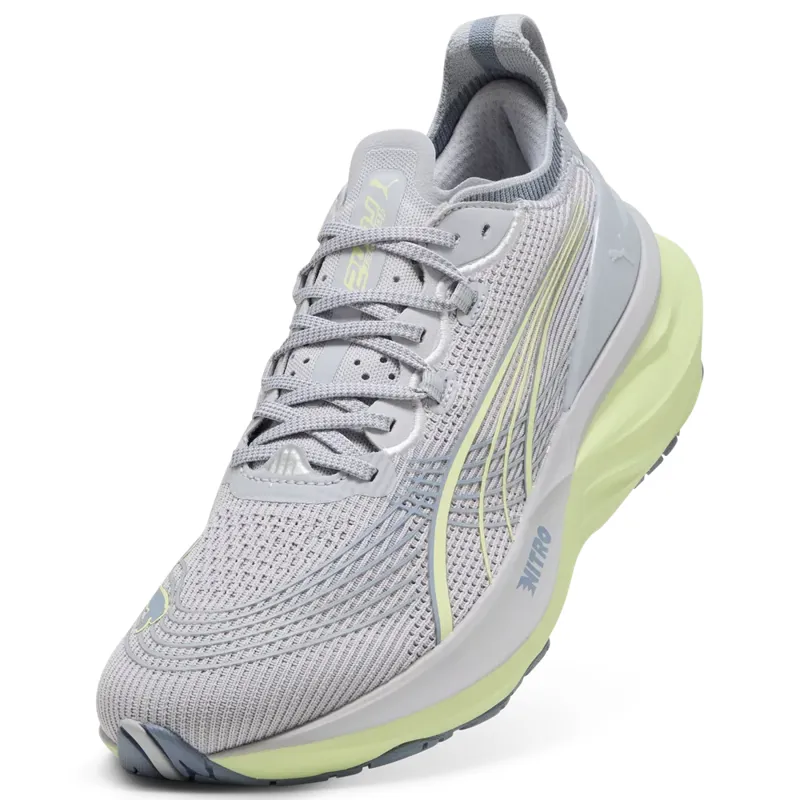 Puma ForeverRun NITRO 2 Men's Running Shoes - Vibrant Silver-Apple Spritz-6