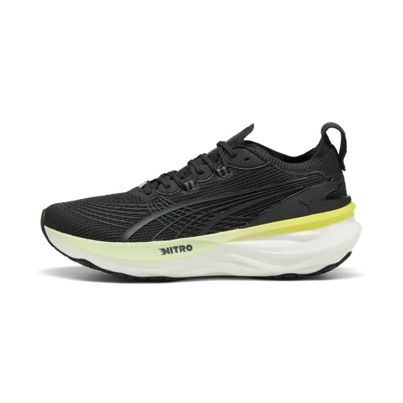 Puma ForeverRun NITRO 2 Men's Supportive Running Shoes - Black-Apple Spritz-3