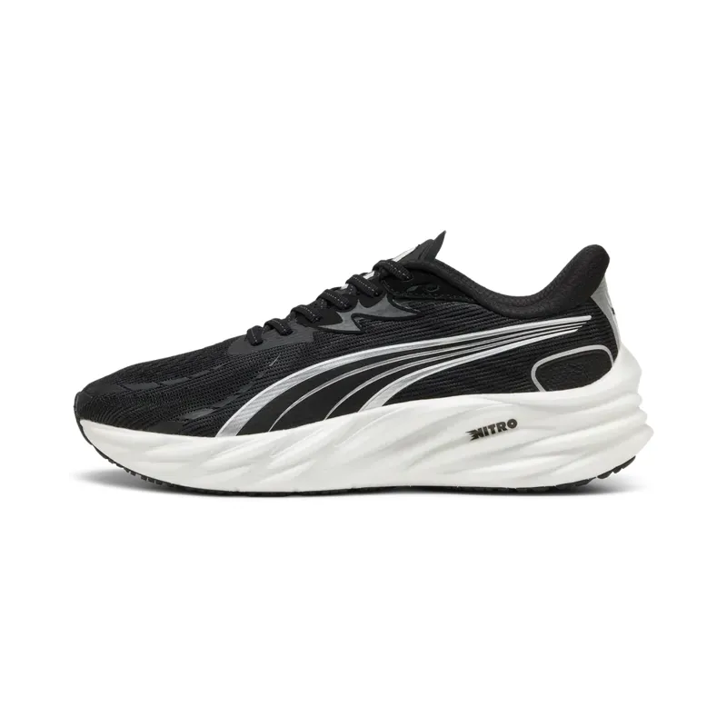 Puma Velocity NITRO 4 Men's Running Shoes - Black-Silver-1