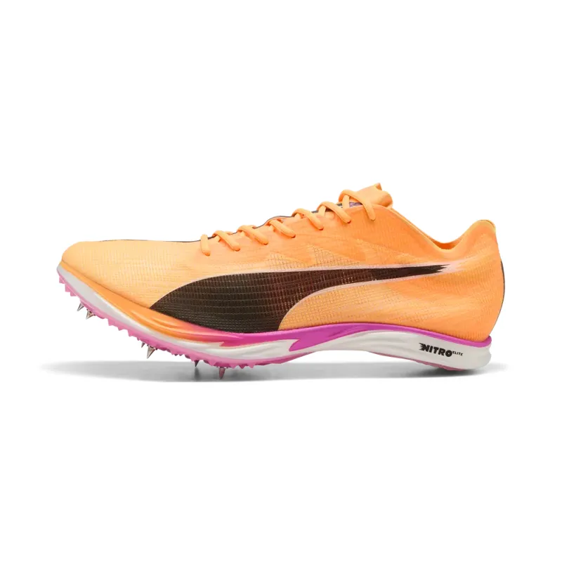 Puma Mid Distance NITRO Elite 3 Unisex Spikes Sun Stream-Pure Magenta-Black-2