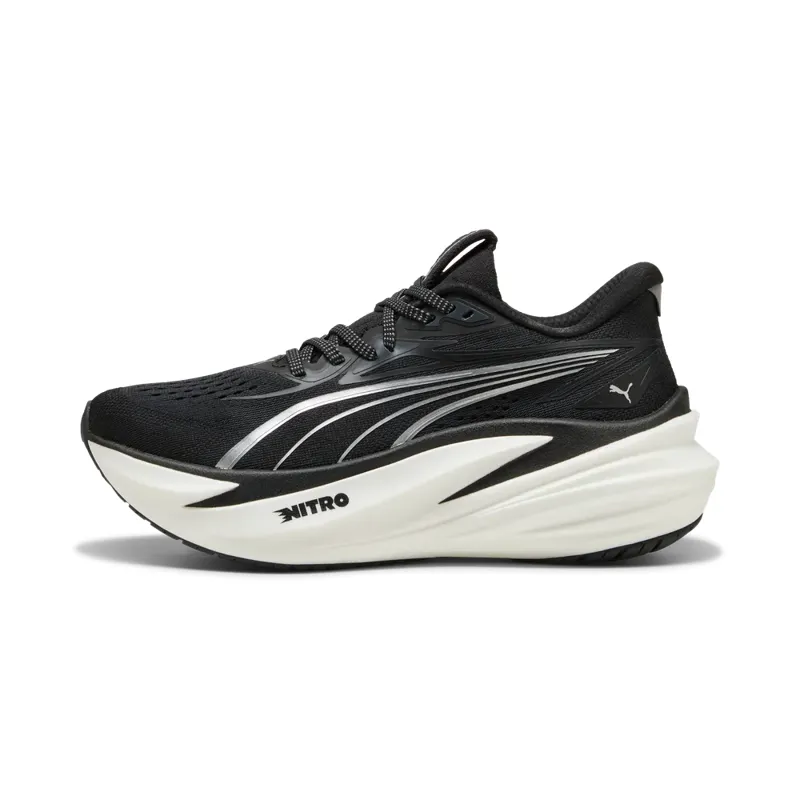 Puma MagMax NITRO 2 Women's Running Shoes - Black-White-3