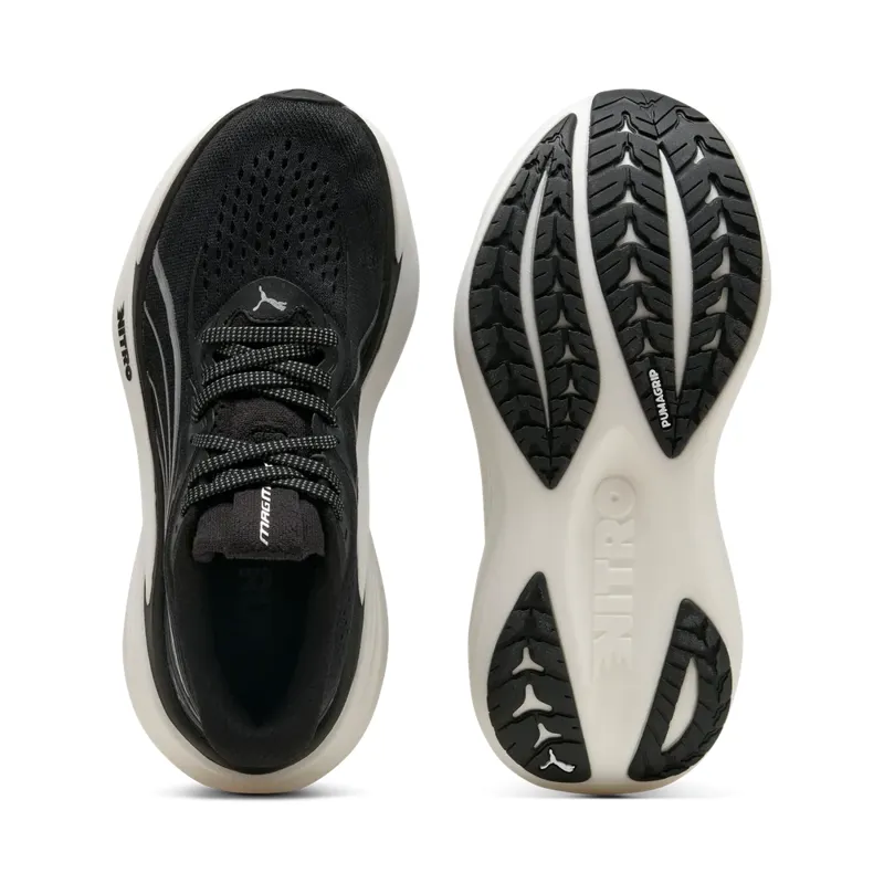 Puma MagMax NITRO 2 Women's Running Shoes - Black-White-4