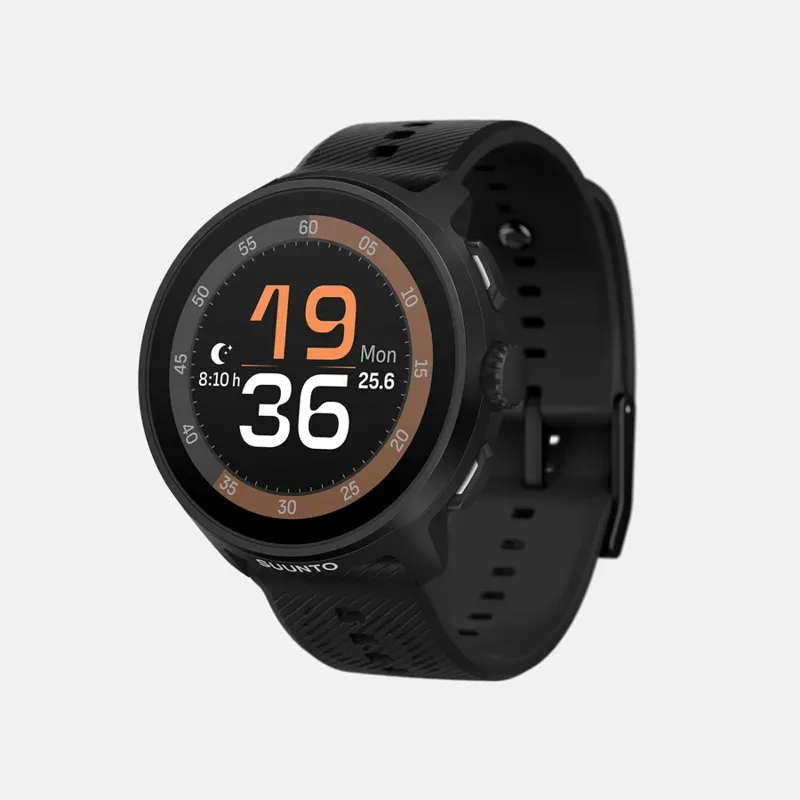 Suunto Run All Black Silicone Strap