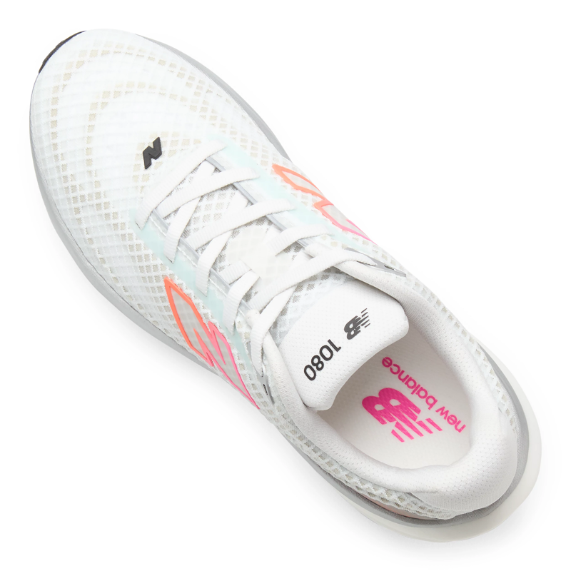New Balance 1080V15 Breathe Women's Running Shoes - White-11