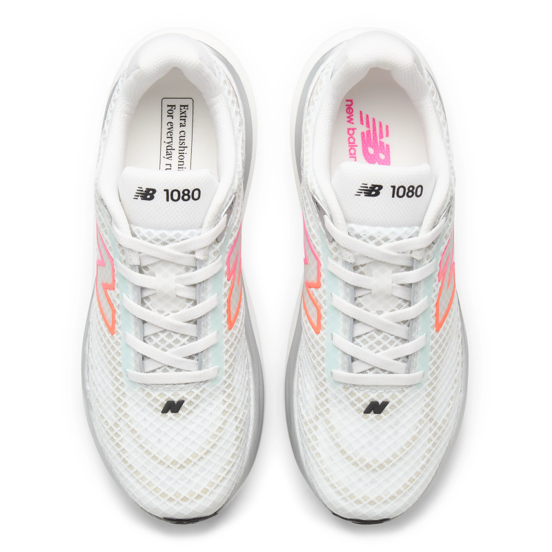 New Balance 1080V15 Breathe Women's Running Shoes - White-12