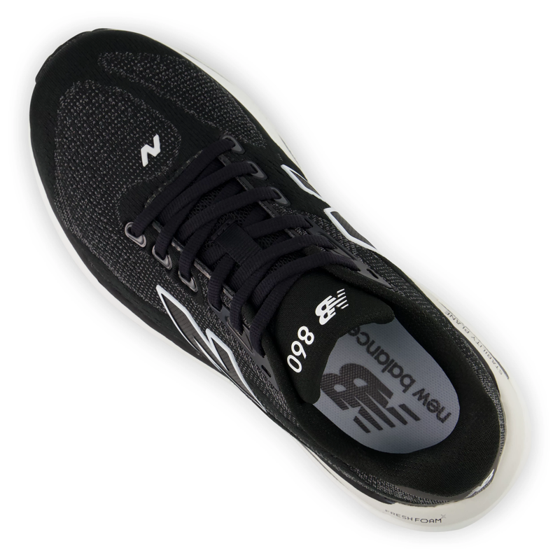 New Balance Fresh Foam X 860V15 Wide D Women's Supportive Running Shoes - Black-12