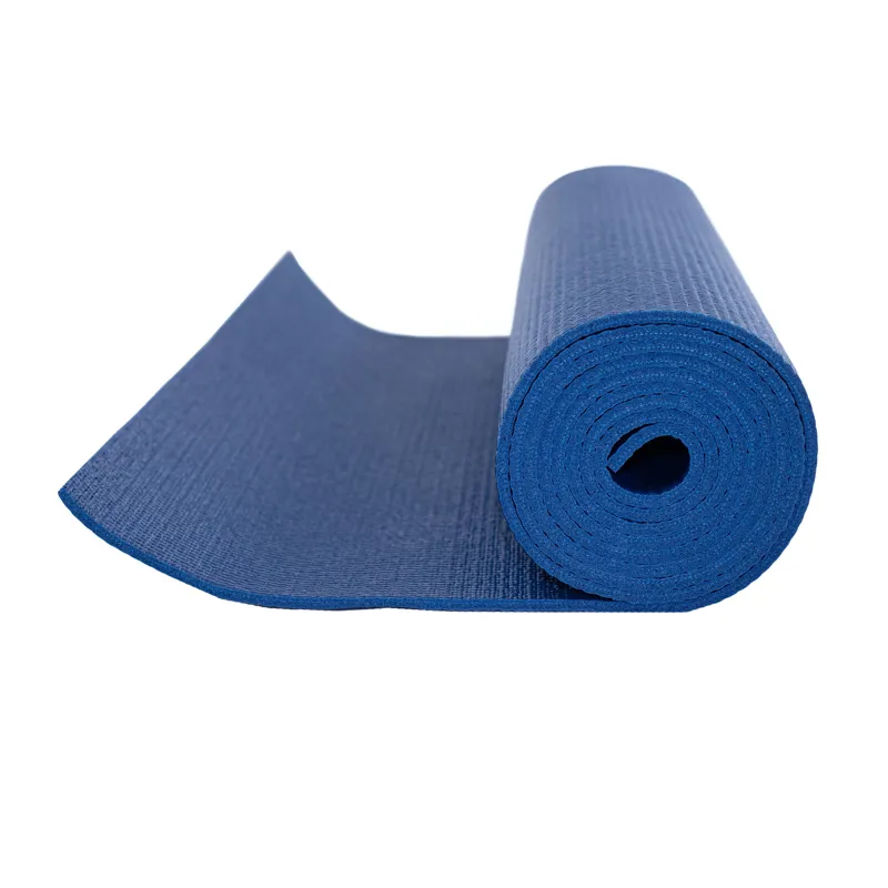 Warrior II Yoga Mat Dark Blue-2
